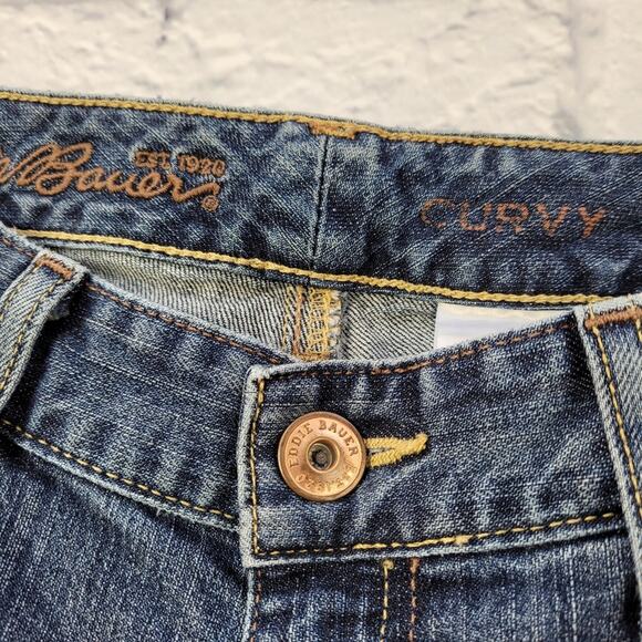 Eddie Bauer Curvy Specially Dyed Bootcut Jeans size 2R - Picture 9 of 16